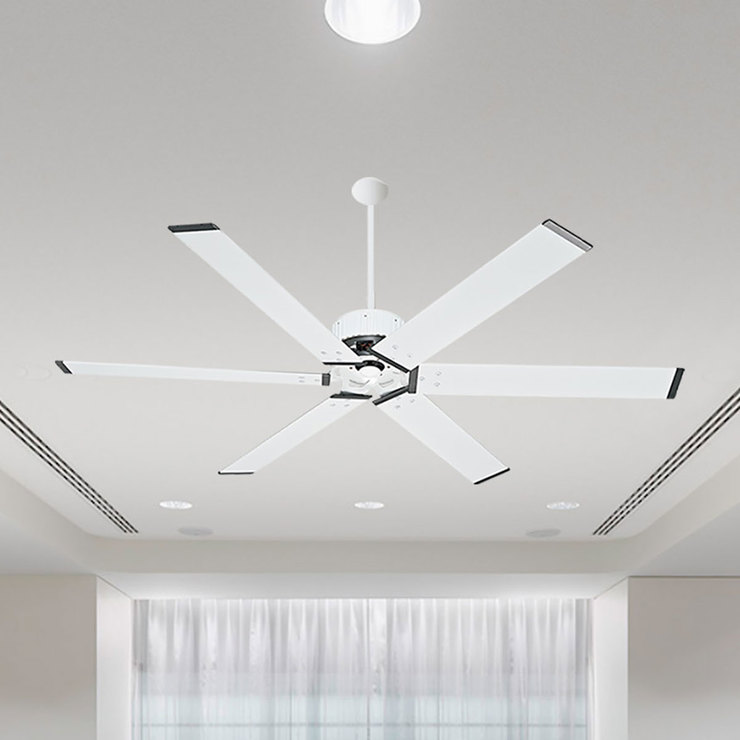 Hunter, ventilador industrial de techo color blanco 72 pulgadas