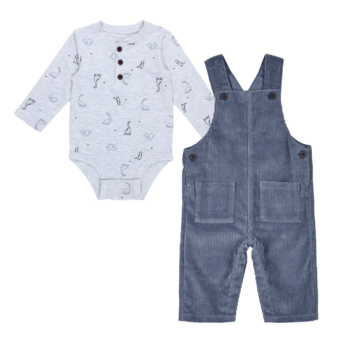 Pekkle Overol 2 piezas para Bebés Dino 6 Meses