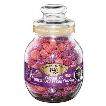 Cavendish & Harvey Caramelos con Sabor a Fresas y Moras 1 kg Cavendish & Harvey Caramelos con Sabor a Fresas y Moras 1 kg