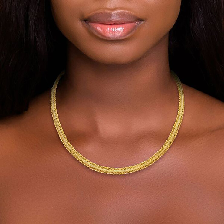 Cadena para Dama, 45.72cm, Oro Amarillo de 14k