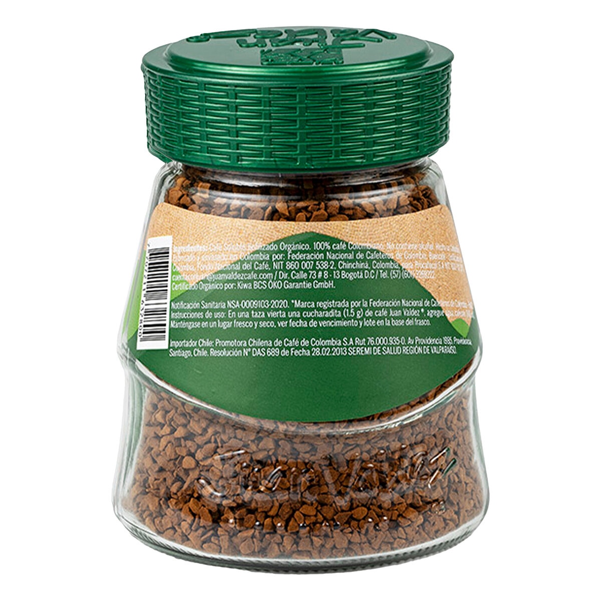 Juan Valdez Café Soluble Liofilizado Orgánico de Colombia 95 g