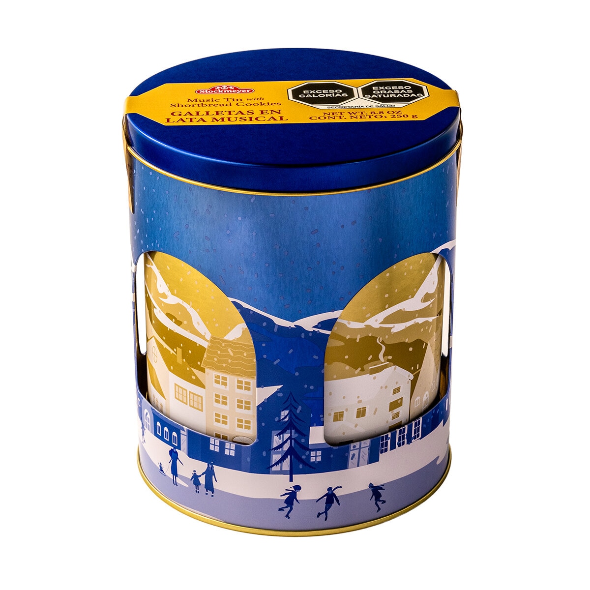 Stockmeyer Lata Musical con Galletas de Mantequilla 250 g