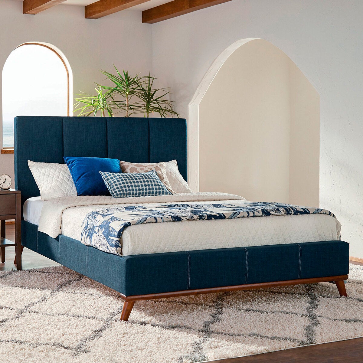 Coaster Cama Queen Kantra Color Azul | Costco México