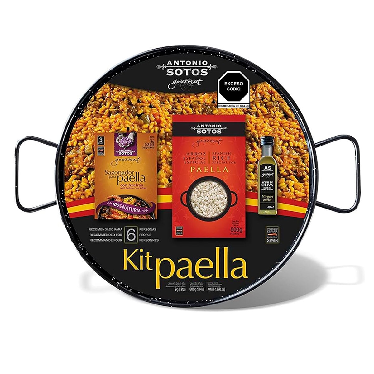 Antonio Sotos Kit para Paella Gourmet 550g Costco México