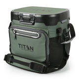 Titan Hielera sin Cierre para 36 Latas Verde