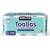 Kirkland Signature Toalla Desechable 12 pzas