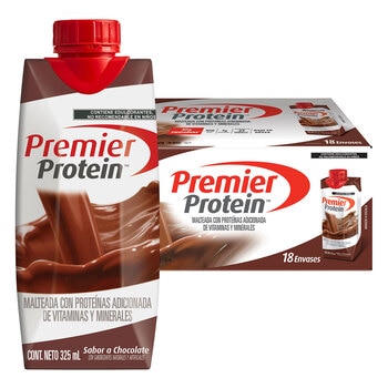 Premier Protein Malteada con Proteína 18 envases de 325 ml