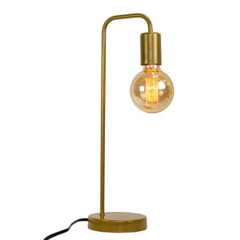 Artiva, Lampara de Mesa de Metal, Dorado
