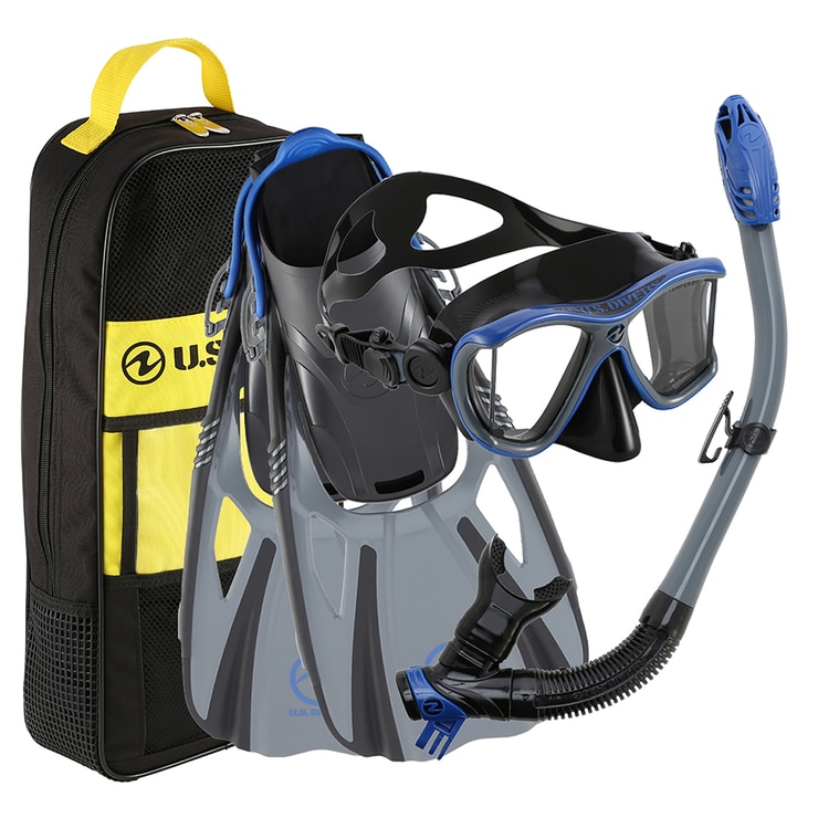 US Divers set de snorkel para adulto color azul Costco México