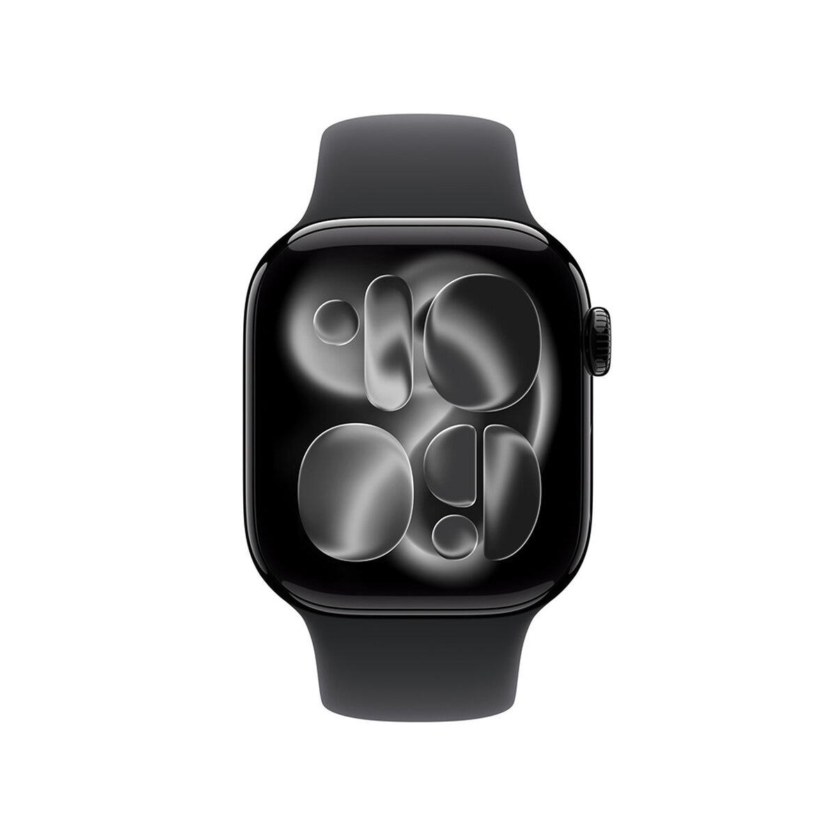 Apple Watch Series 11 (GPS + Celular) 42mm Aluminio Negro Azabache + Correa Deportiva Negra - Talla M/L