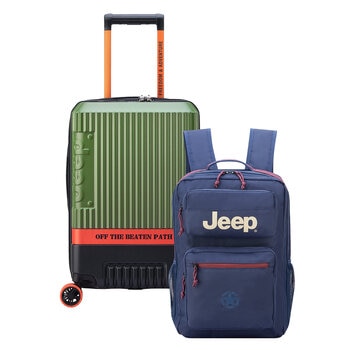 Jeep Maleta Carry On Expandible Varios Colores + Mochila Jeep Maleta Carry On Expandible Varios Colores + Mochila