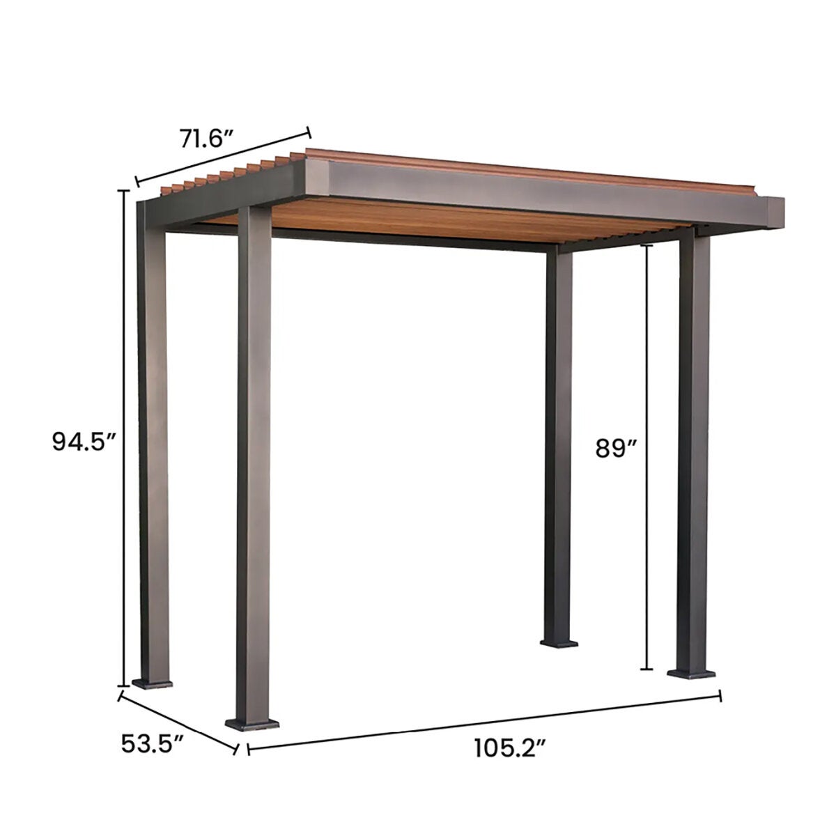 SunVilla, Pérgola con Rejillas Ajustables SunVilla, Pérgola con Rejillas Ajustables