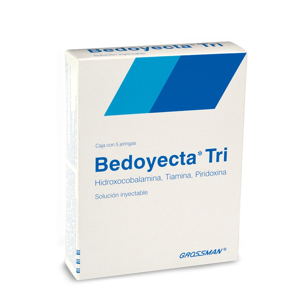 Bedoyecta Tri 5 inyecciones, 2ml.