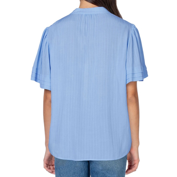 Well Worn Blusa para Dama Azul Extra Grande