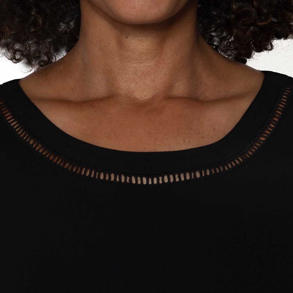 Mario Serrani Italy Blusa para Dama Negro Chica