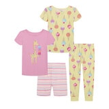 Kids Headquarters Pijama 4 piezas para Niños o Niñas Varias Tallas y Colores