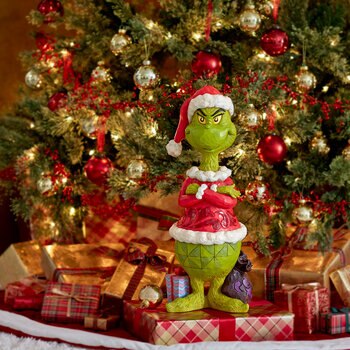 Estatua de Grinch diseñada por Jim Shore 