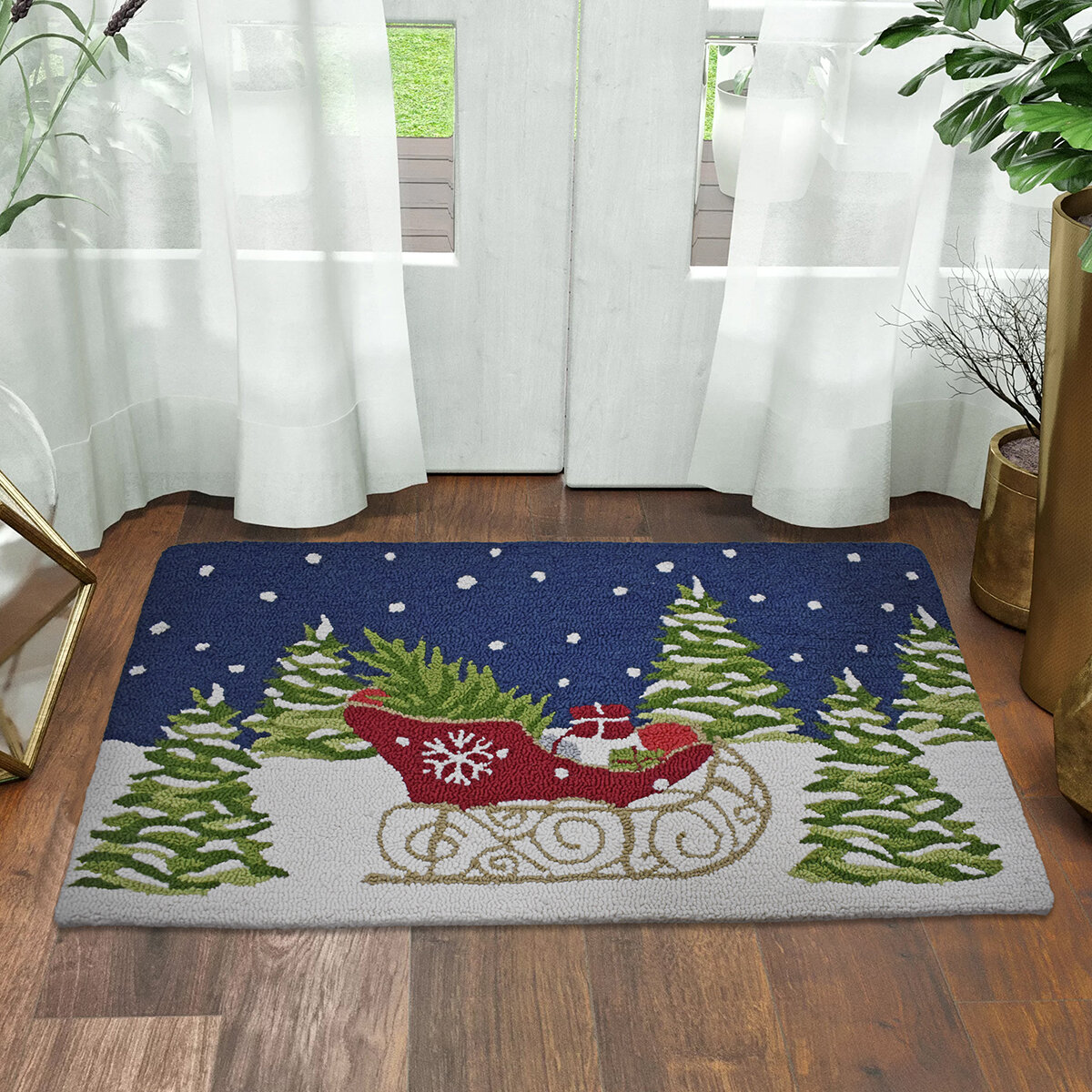 Tapete Decorativo Navideño 56 cm x 97 cm, Varios Modelos
