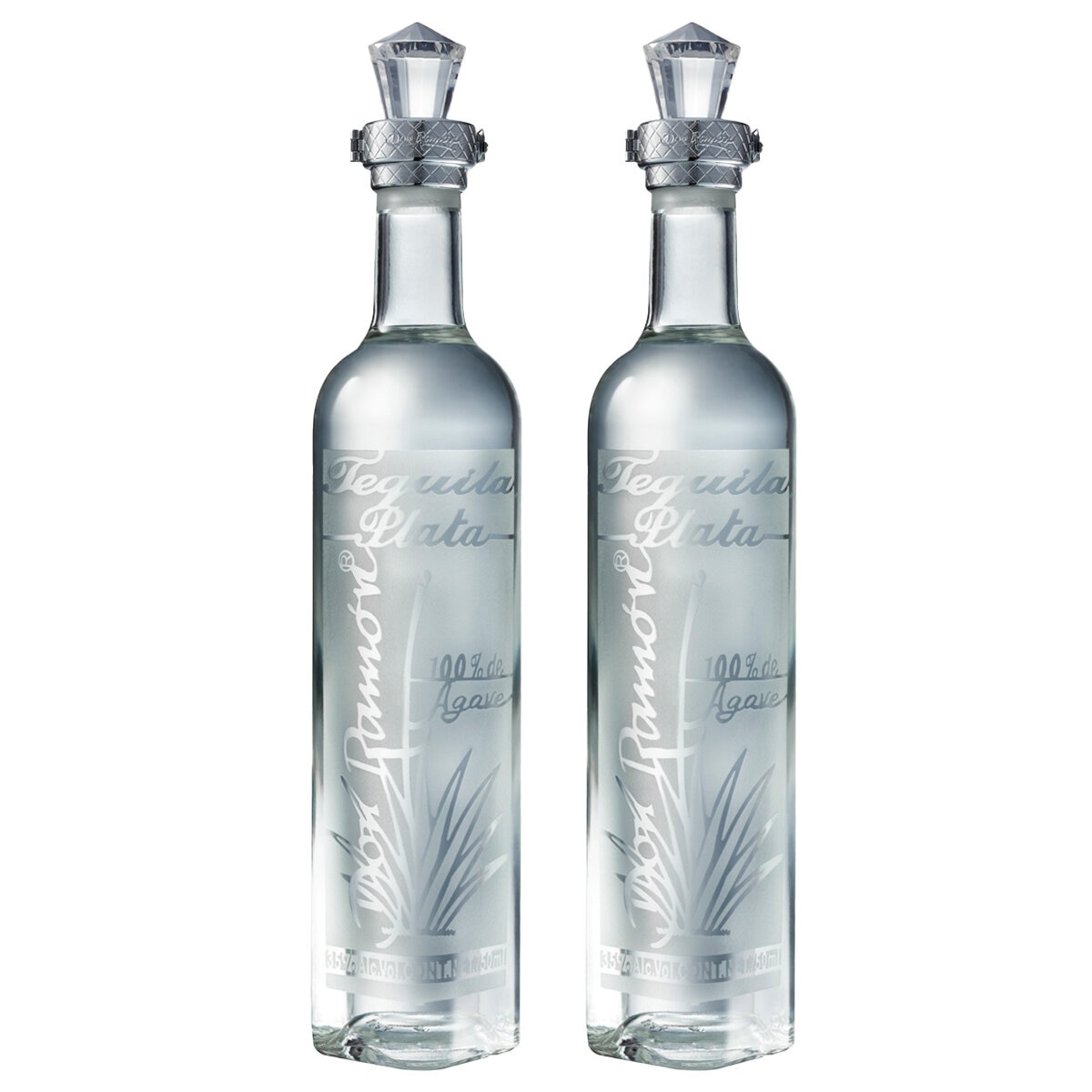 Tequila Don Ramon Plata Plata Punta Diamante 2 de 750 ml