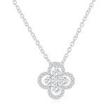 Dije de Diamantes, 0.30 ctw, Oro Blanco 14K Dije de Diamantes, 0.30 ctw, Oro Blanco 14K