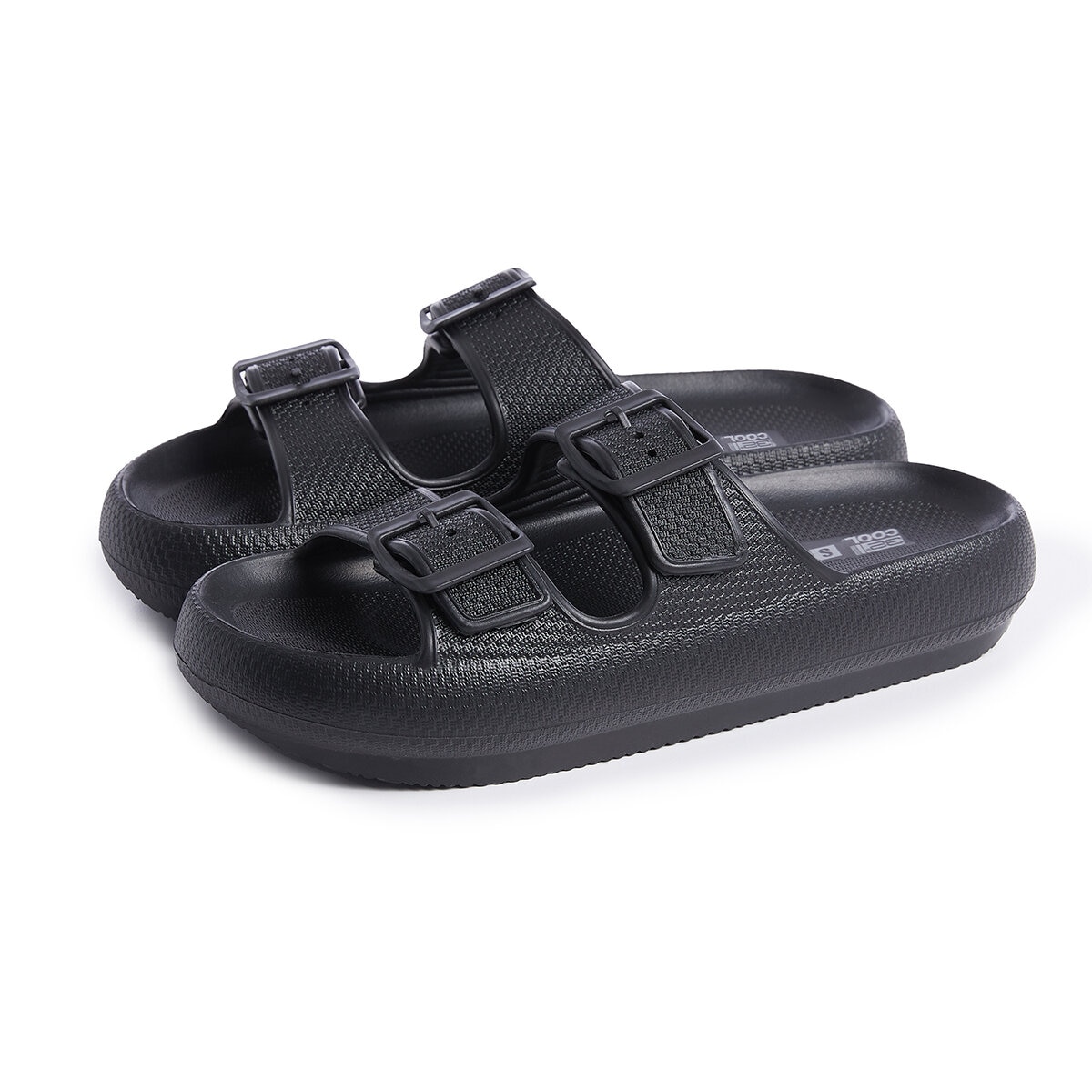 32 Degrees Cool Sandalia Negro Mediana 24.5 cm - 25.5 cm