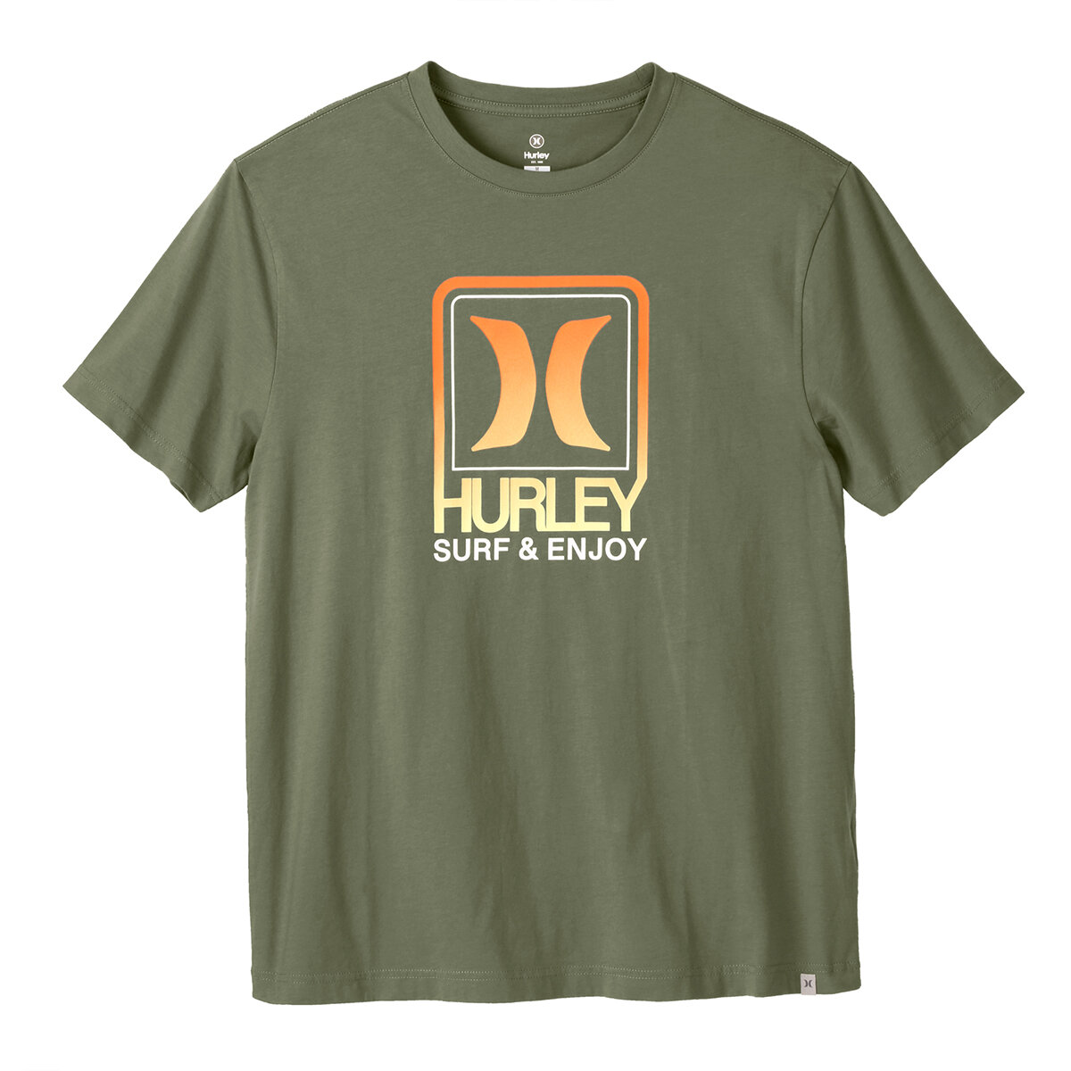 Hurley Playera para Caballero Verde Extra Grande