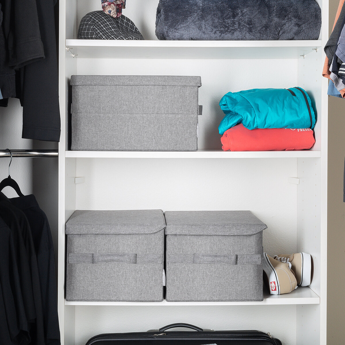 Allspace Organizadores Plegables para Almacenamiento, 3 Piezas