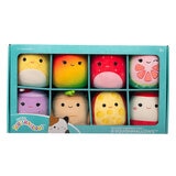 Squishmallows Set de 8 Muñecos de Peluche de 12.7cm- Colección Comida