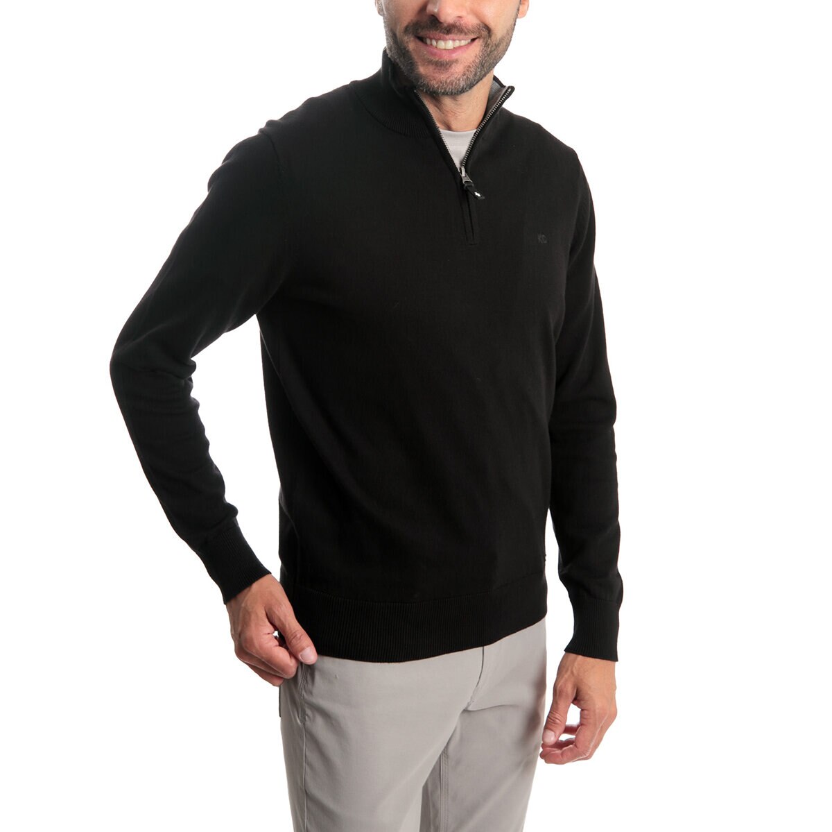 Kenneth Cole Suéter para Caballero Negro Mediana Kenneth Cole Suéter para Caballero Negro Mediana