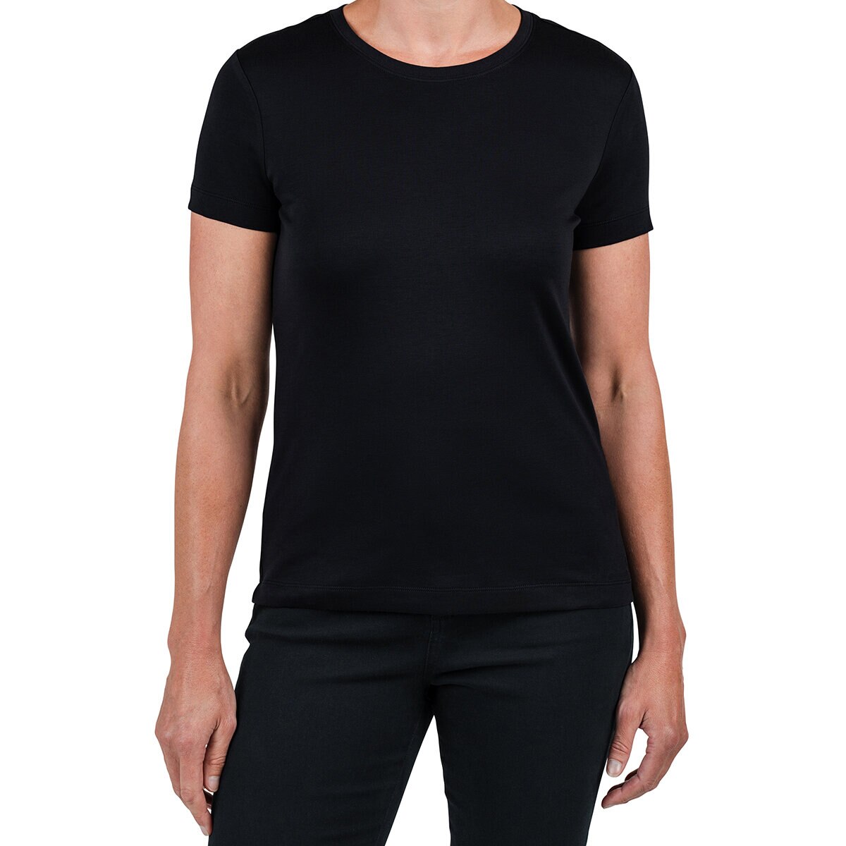 United Colors of Benetton Playera para Dama Negro Chica