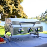 NXR, Parrilla de Acero Inoxidable Portátil de Gas Propano de 3 Quemadores NXR, Parrilla de Acero Inoxidable Portátil de Gas Propano de 3 Quemadores