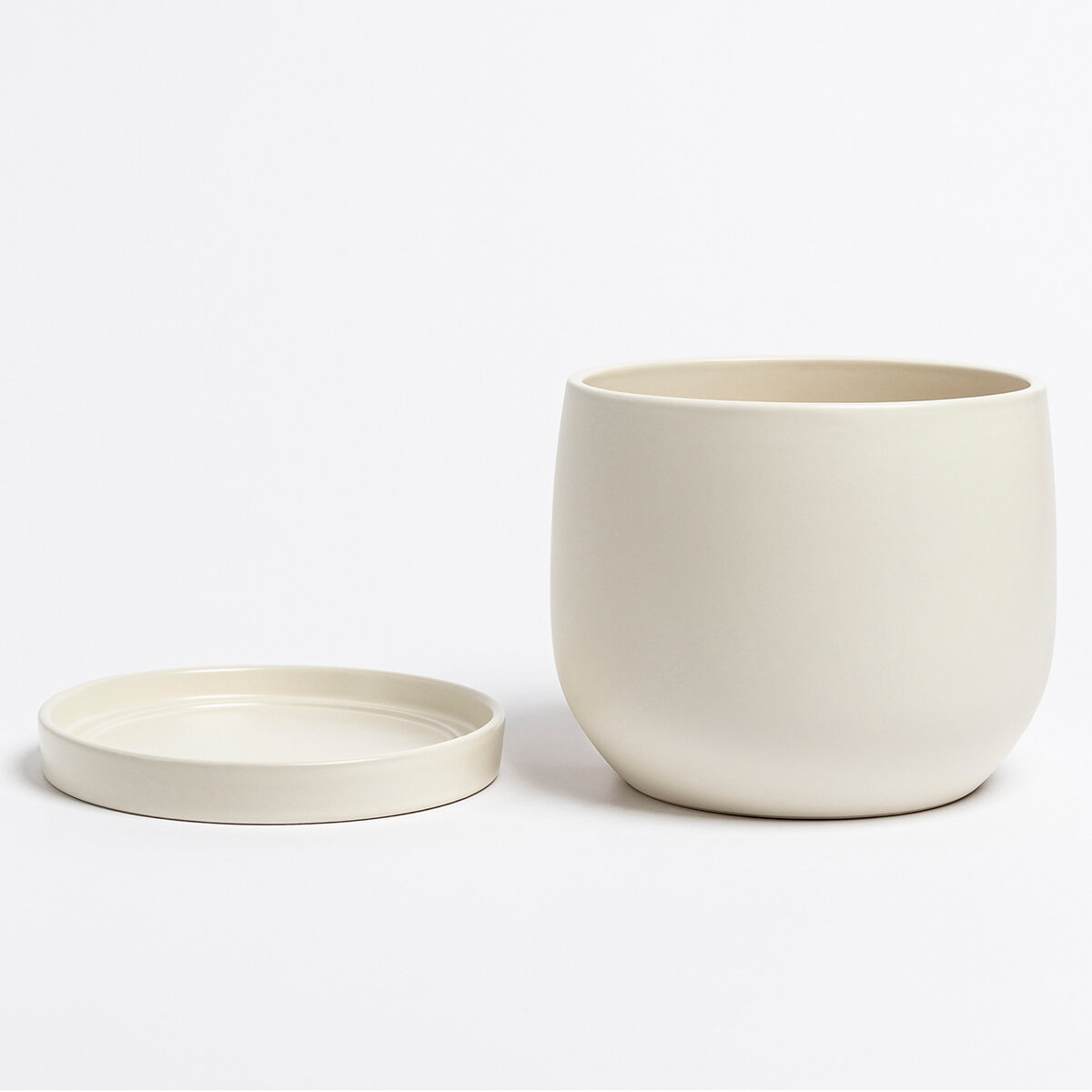 Over & Back, Noah Maceta de Cerámica con plato.