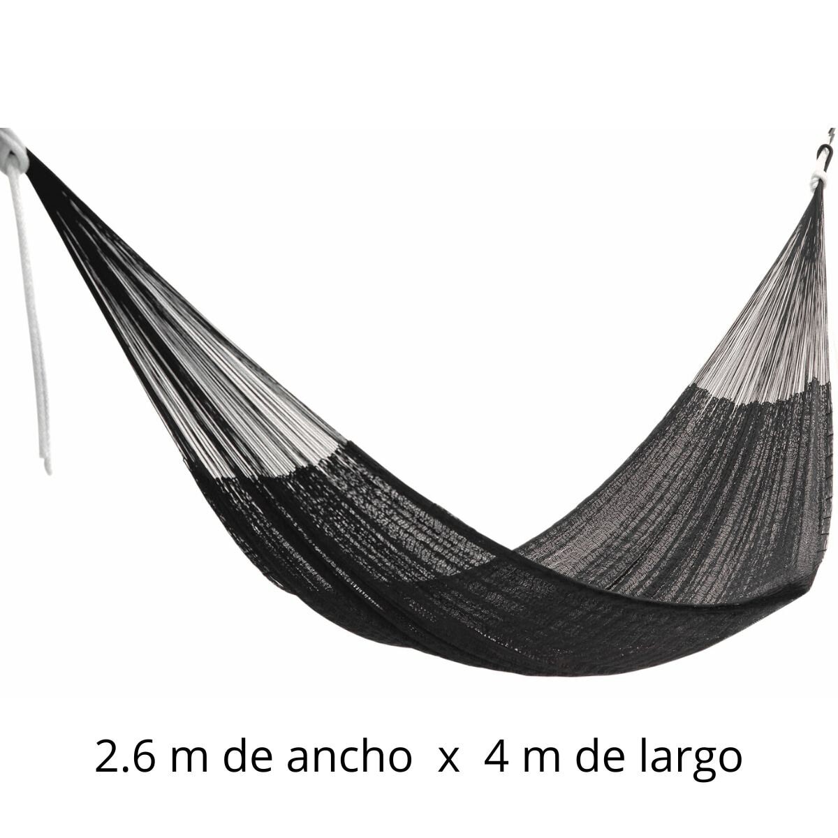 Arte Mayab  Hamaca Modelo Exteria, para Exterior  negro