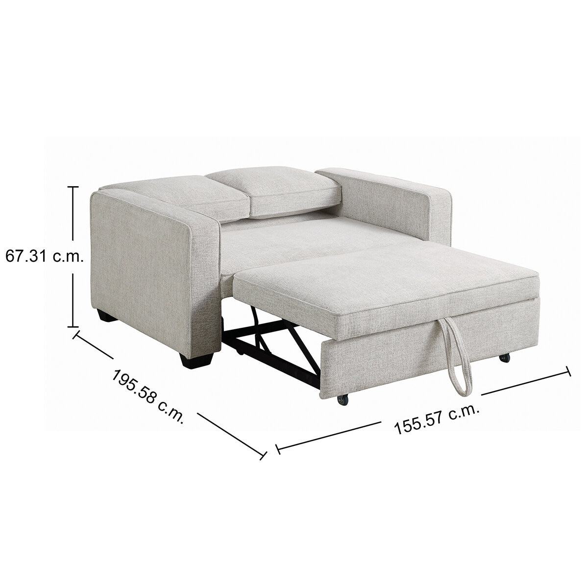 Coaster, Doral, sofá cama, tela