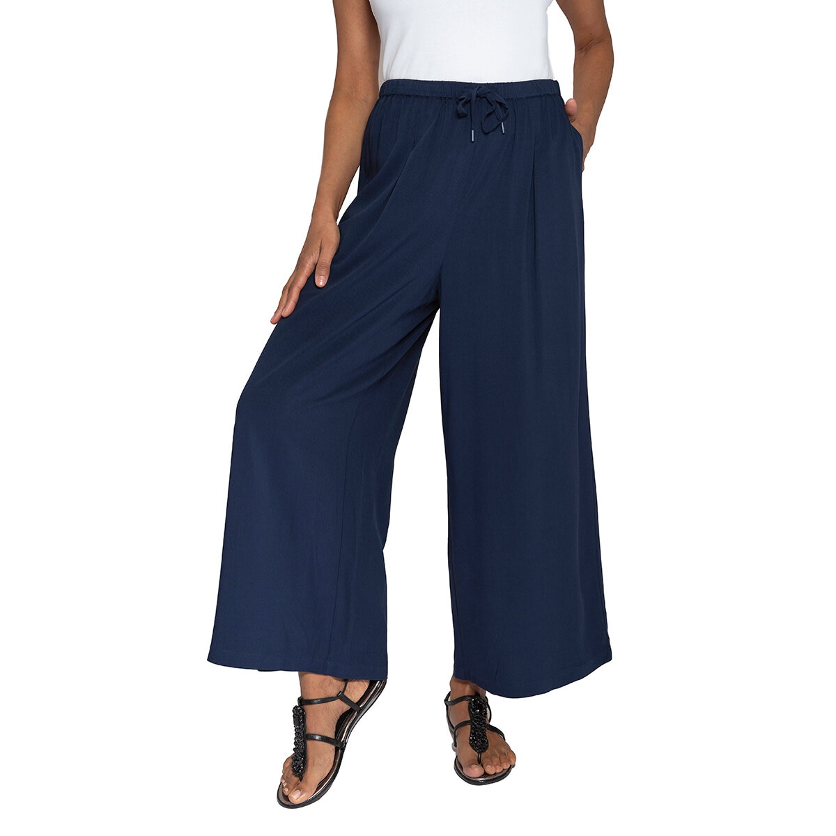 Mario Serrani Italy Pantalones para Dama Azul Extra Chica