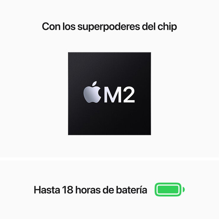 Apple MacBook Air 13" Chip M2 256GB Medianoche