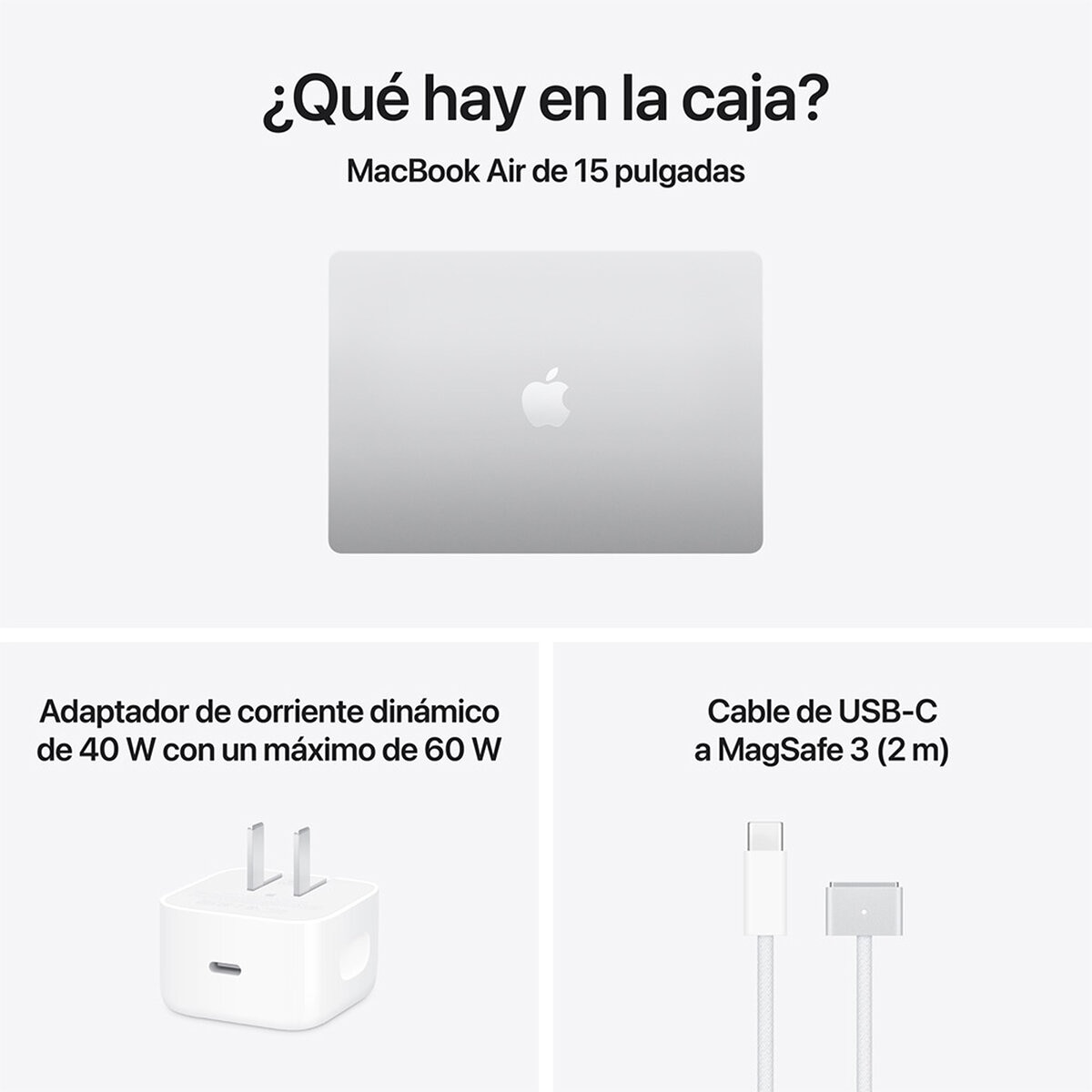 Apple MacBook Air 15" M5 16GB 512GB SSD Plata Apple MacBook Air 15" M5 16GB 512GB SSD Plata