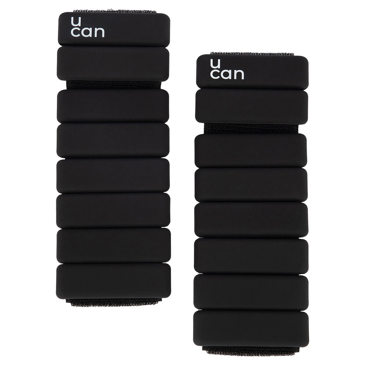 UCan set de 2 Polainas de 1.5 kg, Negro