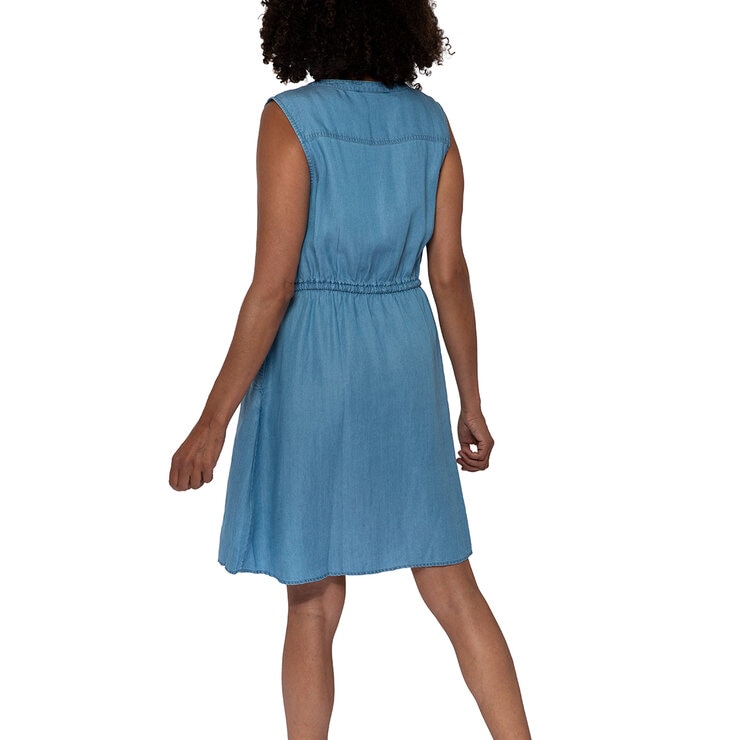 Mario Serrani Italy Vestido para Dama Azul Extra Chica
