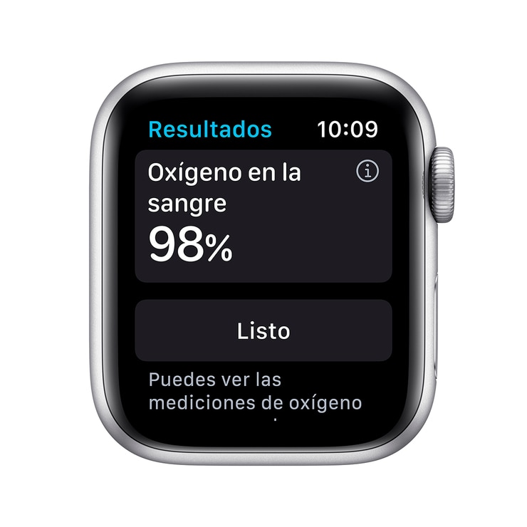Apple Watch Series 6 Nike (GPS) Caja de Aluminio Plata 40 mm con correa