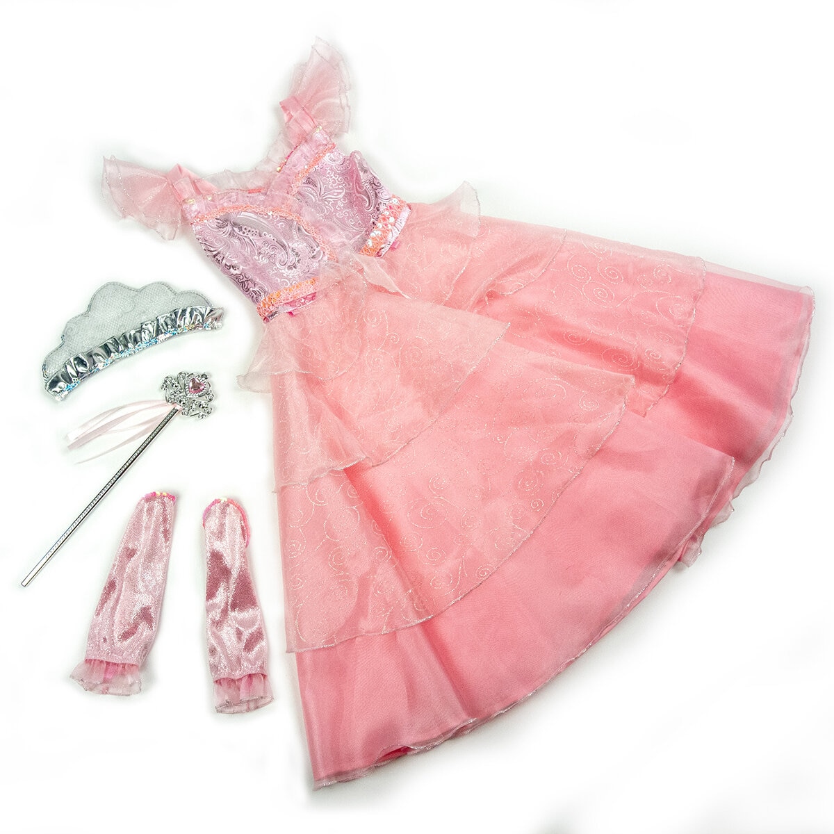 Juego de Disfraz Princesa Rosa, 7/8