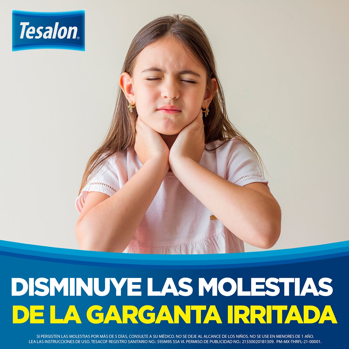 Tesalon Tesacof Niños Bromhexina Sabor cereza 2 Frascos de 80mg