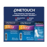 One Touch Ultra 75 Tiras Reactivas y 25 Lancetas