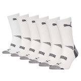 Puma Calcetines para Caballero 6 piezas Blanco