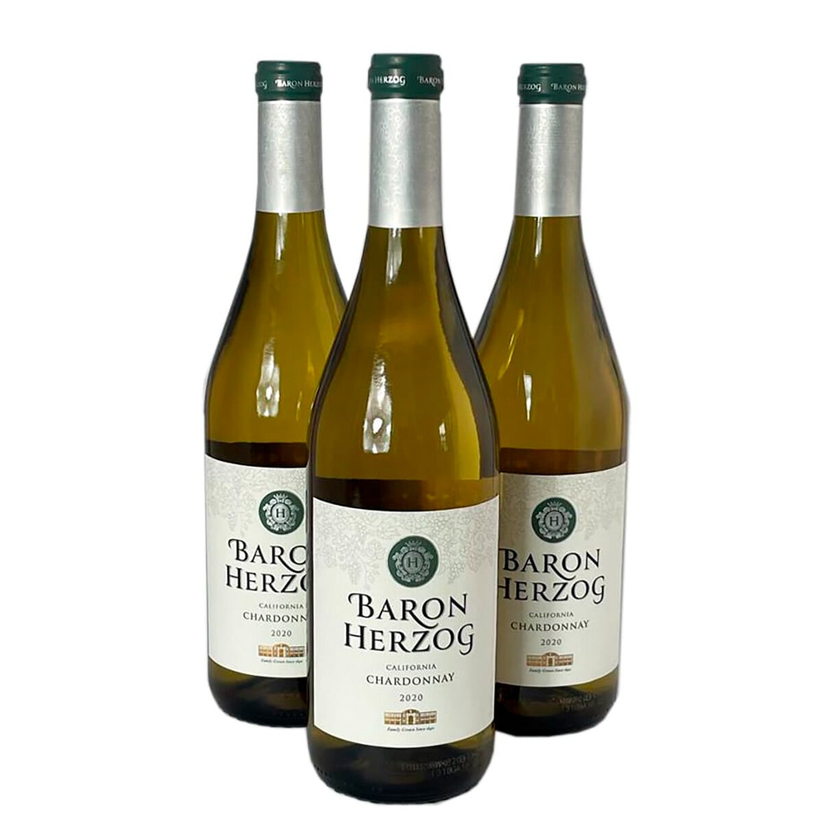 Vino Blanc Baron Herzog Chardonnay 3 de 750ml Costco Mé...
