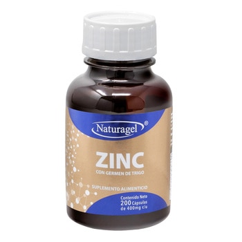 Naturagel Zinc con Germen de Trigo 200 Cápsulas