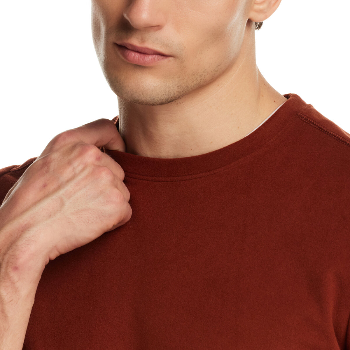 Weatherproof Vintage Playera de manga larga para Caballero Naranja Extra Grande