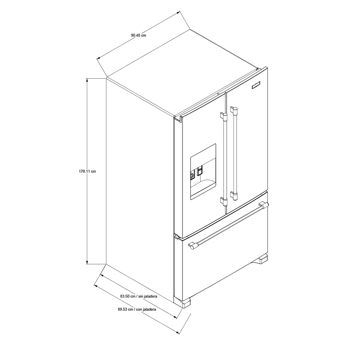 Maytag Refrigerador 25' French Door