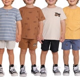 Pekkle Playera 4 piezas para Niños y Niñas Varias Tallas y Colores