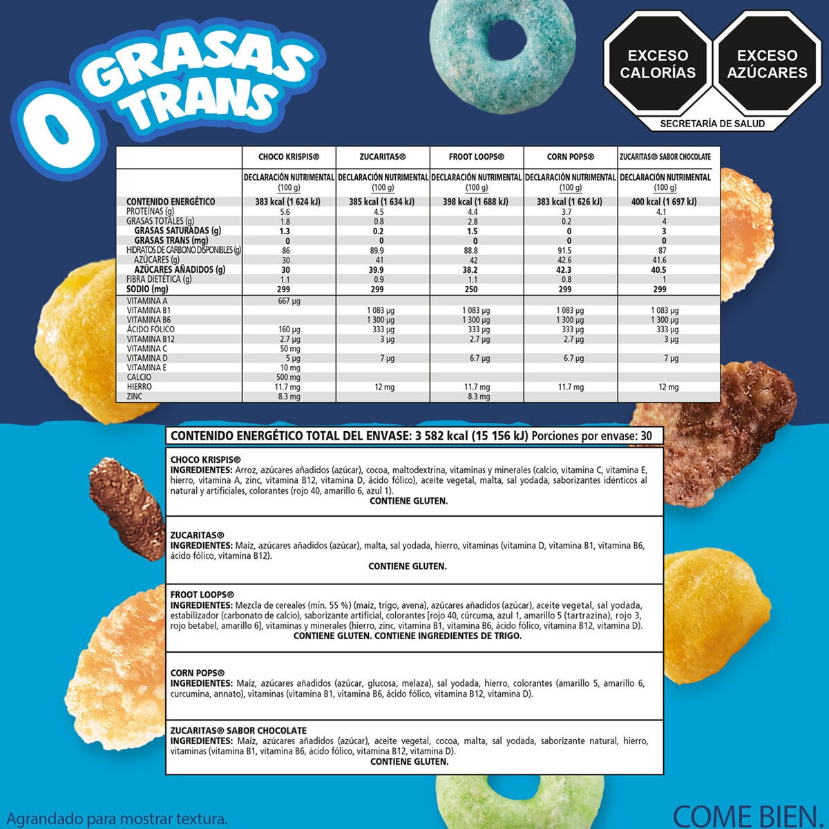 Kellogg's Surtido de Cereales 30 pzs